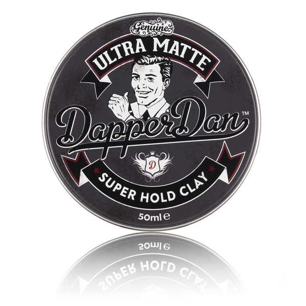 Глина для стилізації волосся ультраматова Dapper Dan Ultra Matte Super Hold Clay 100ml UM01 фото