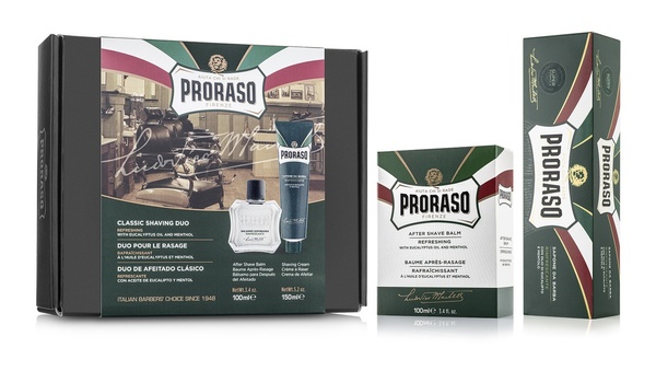 Набор подарочный для бритья по 2 предметам Proraso Duo Pack T+B Refreshing, 400485 ДИ0485 фото