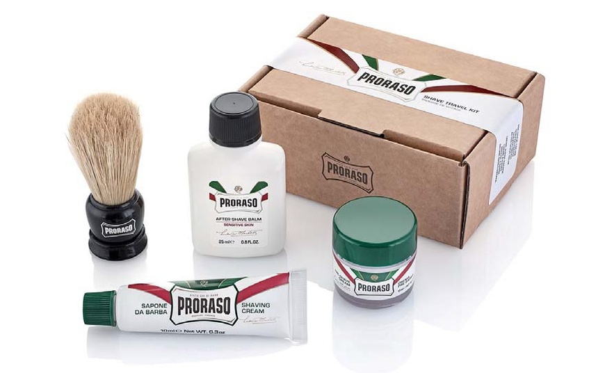 Набор для бритья Proraso shave travel kit refresh, Proraso, 11,3х8,2х4,6 см, 400354 ДИ0354 фото