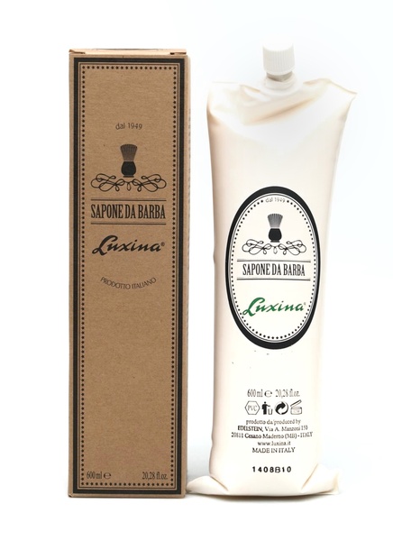 Крем-мило для гоління Luxina Sapone da Barba tubo Professionale 600ml 1032 фото