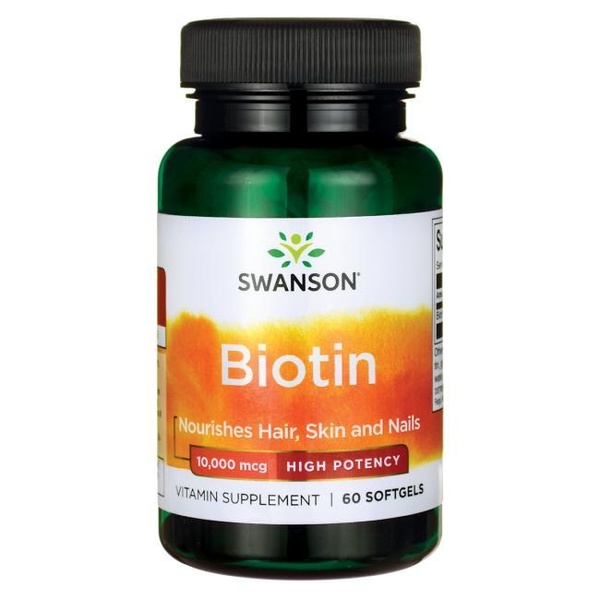 Витамины "Biotin", Swanson, 10,000 мкг, 60 капсул 960475709 фото