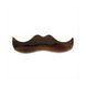 Расческа для ус и бороды Morgans Amber Moustache Shaped Comb M084 фото 1