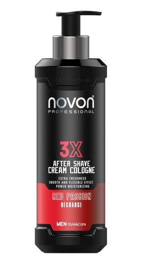 Крем після гоління Novon Aftershave Cream Cologne Red Passion 400 мл ДИ1910 фото