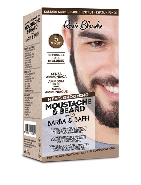 Фарба для бороди і вусів Renee Blanche Moustache & Beard Dark Chestnut ДИ2658 фото