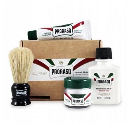 Набір для гоління Proraso (крем до гоління 15 мл+ крем для гоління 15 мл +бальзам після) 400354 фото