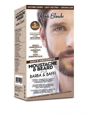 Краска для бороды и усов Renee Blanche Moustache & Beard Light Chestnut ДИ2657 фото