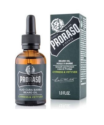 Олія для догляду за бородою Proraso Beard Oil Cypress & Vetyver, Proraso, 30 мл, 400742 ДИ0742 фото