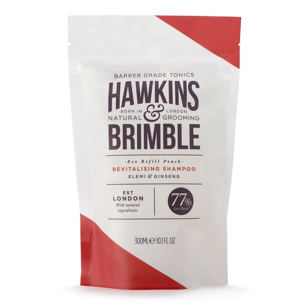 Восстанавливающий шампунь zip-пакет Hawkins & Brimble Revitalising Shampoo Pouch 300 мл 5060495673382 фото