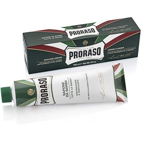 Освежающий крем для бритья с экстрактом эвкалипта Proraso Shaving Soap in a tube Refreshing 150ml 400510 фото