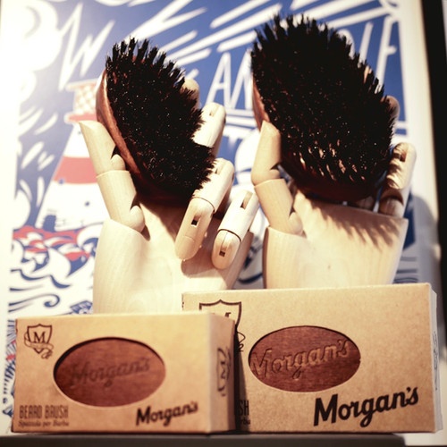 Щетка для бороды Morgans Small Beard Brush(Новинка) M136 фото
