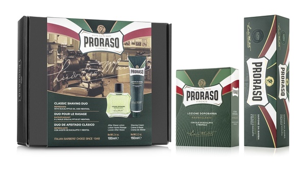 Набор подарочный для бритья по 2 предметам Proraso Duo Pack T+L Refreshing, 400475 ДИ0475 фото