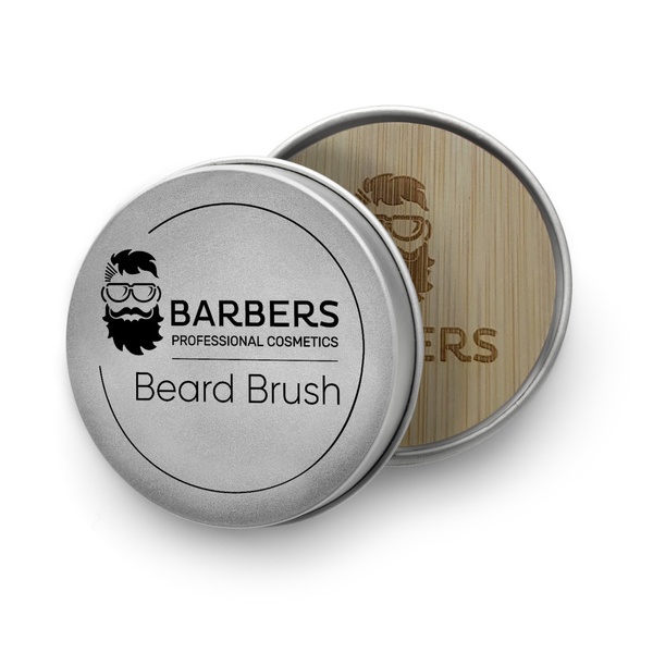 Щітка для бороди Barbers Round Beard Brush 734953 фото