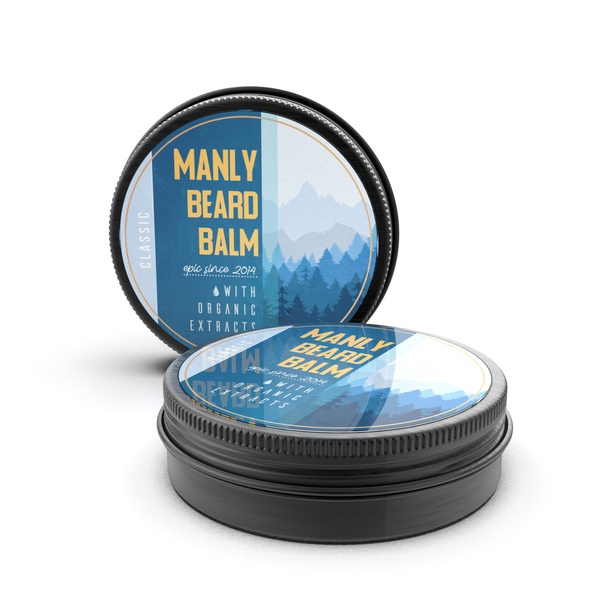 Чоловічий бальзам для бороди MANLY BEARD BALM "classic", MANLY, 50 мл 951013306 фото