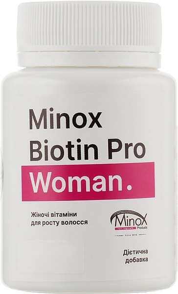 MinoX Biotin Pro Woman - жіночі вітаміни для росту волосся 1447746414 фото