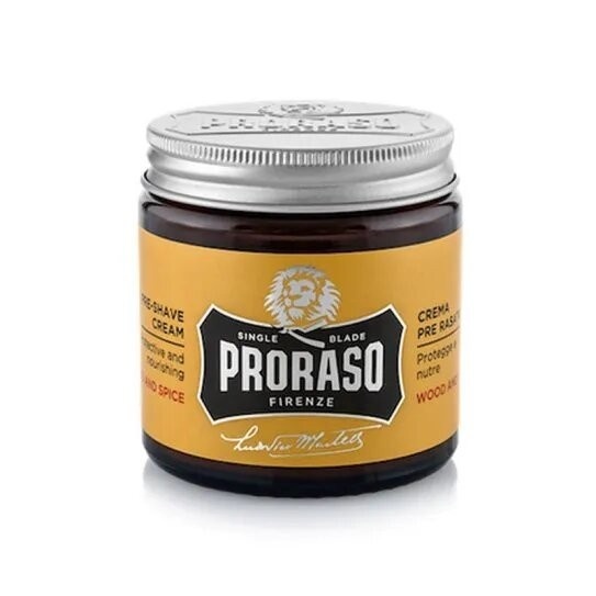 Крем до гоління Proraso preshave cream Wood & Spice, 400700, 100 мл ДИ0700 фото