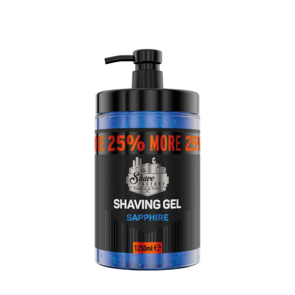 Гель для гоління The Shaving Factory Shaving Gel Sapphire 1250 мл 8682035082774 фото