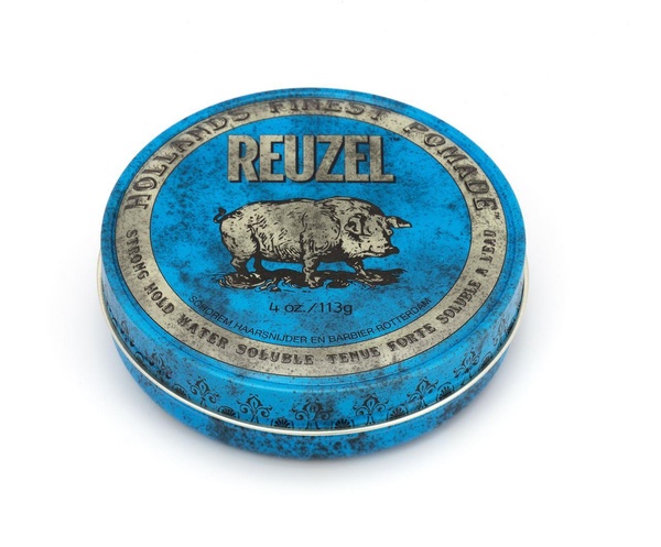 Помада для укладки волос Reuzel blue Strong Hold Water, Reuzel, 113 г, REU011 ДИ0223 фото