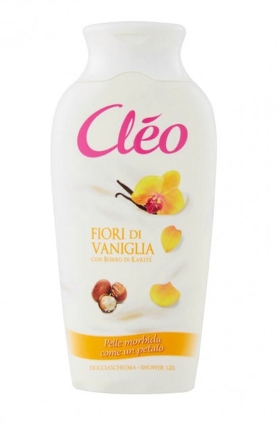 Гель для душа Cleo Shower Gel Vanilla Flowers & Karitè 400 мл ДИ1991 фото
