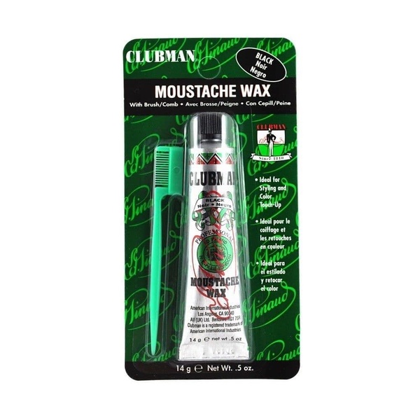 Віск для вусів Clubman Moustache black wax, Clubman Pinaud, 14 г ДИ1019 фото