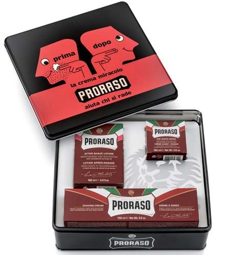Набір подарунковий для гоління з 3-х предметів Proraso vintage selection primadopo, Proraso, 400361 ДИ0361 фото