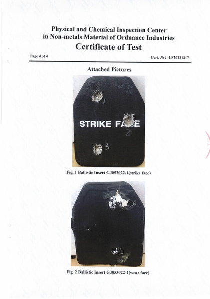 Облегченная керамическая баллистическая плита (1шт.) Protector Strike Face клас NIJ IV (6 клас по ДСТУ) 1799612508 фото