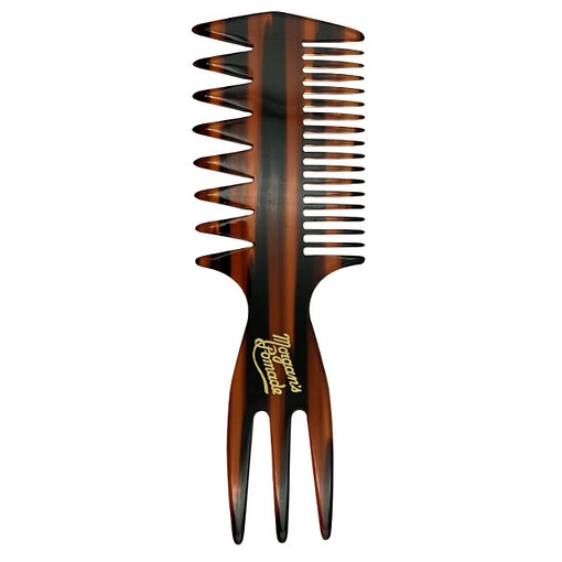 Афрокомб Morgans Three Way Afro Pomade Comb Тристоронній гребінець M278 фото