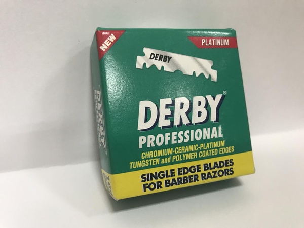 Леза половинки Derby Professional singl edge razor blade, Derby, 100 шт./упак. ДИ1004 фото